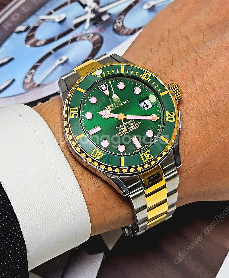 갤럭시워치4 클래식 42mm RLX 섭마 녹콤 커스텀 ...--0