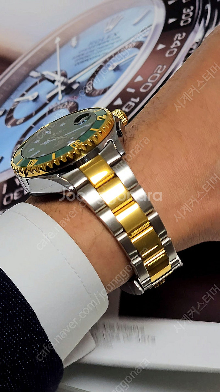 갤럭시워치4 클래식 42mm RLX 섭마 녹콤 커스텀 ...--2