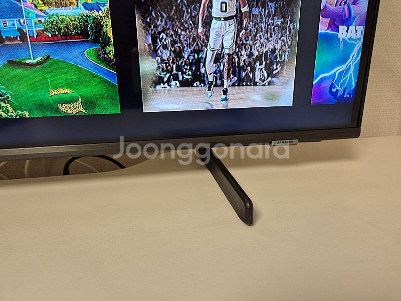 (10달 사용)삼성 QLED 4K 스마트 TV 43인치...--2