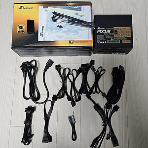 시소닉 GX-750 750w 풀모듈러 골드 파워