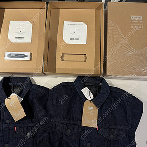 리바이스X구글 자카드 커뮤터 트러커 자켓 (Levi's Commuter Trucker Jacket with Jacquard by Google