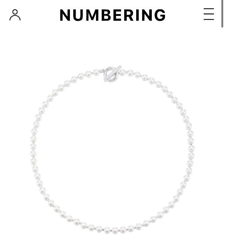 넘버링 Numbering #9718 진주 목걸이--1