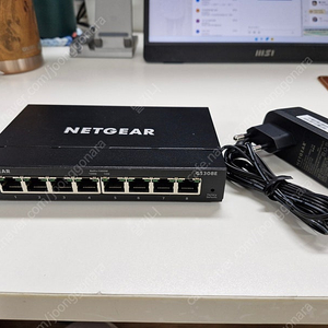 NETGEAR 넷기어 GS308E 8포트 기가비트 스마트 스위치 허브
