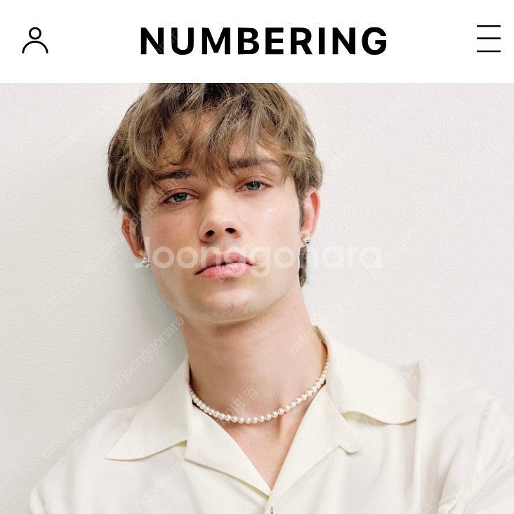 넘버링 Numbering #9744 진주 목걸이--1