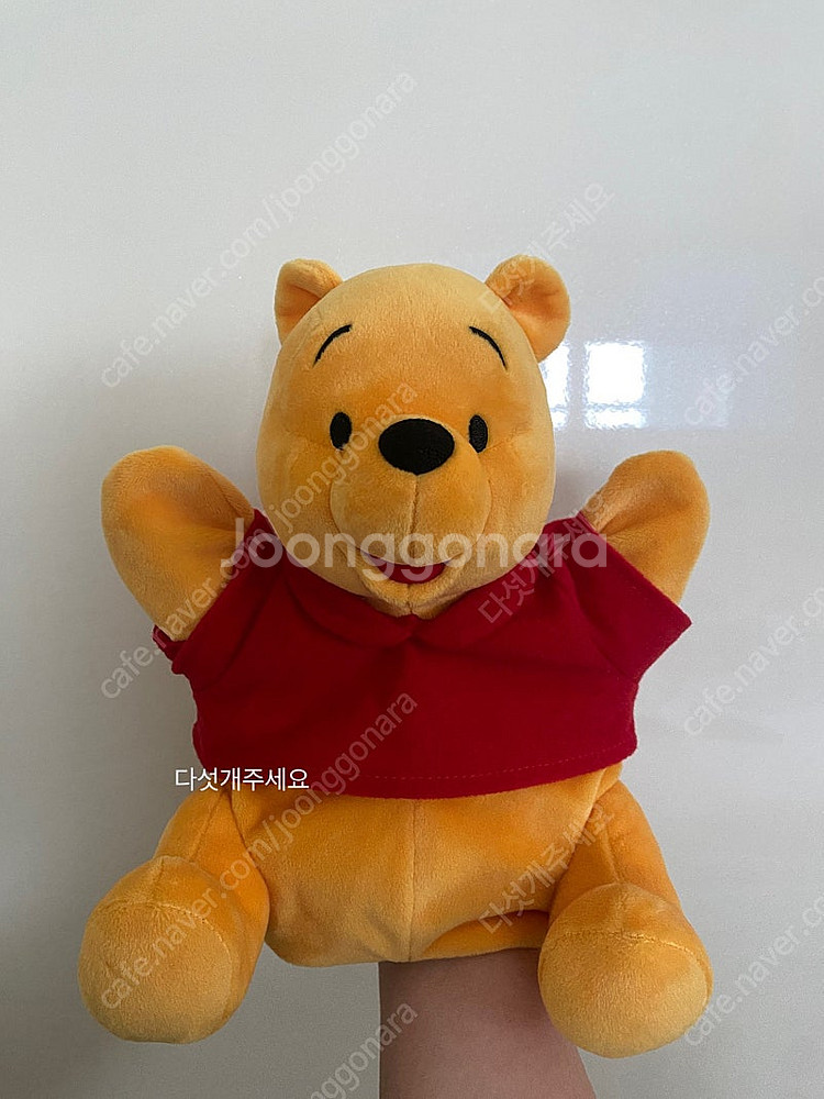 도쿄 디즈니랜드 곰돌이 푸 손인형--0