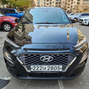 코나 하이브리드 중고 코나 중고차 가격 검정색 2020년식 46,557km 모던 스페셜 중고차카페