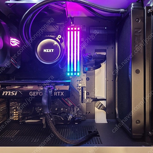 5800x 스트릭스 b550 커세어 32g nzxt 케이스 쿨러 시소닉 파워 반본체