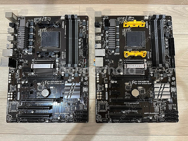 [개인] AMD 기가바이트 GA-970A-D3P 메인보드 2개 일괄 판매합니다.--0