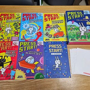 얼리챕터 스콜라스틱 프레스스타트 press start 10권+cd10장+워드북2권 일괄 팝니다.