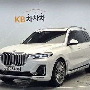BMW X7 중고 BMW X7 중고차 흰색 2020년식 xDrive 40i 디자인 퓨어 엑셀런스 7인승 개인사업자 차량구매