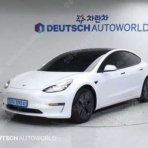 모델3 중고 테슬라 중고 흰색 2022년식 38,245km 롱 레인지 중고차거래카페