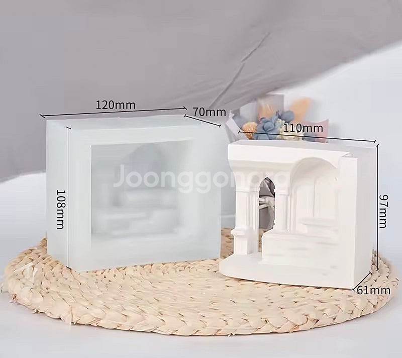 고대 로마 실리콘 몰드 (콘트리트, 캔들, 석고, 제스...--0