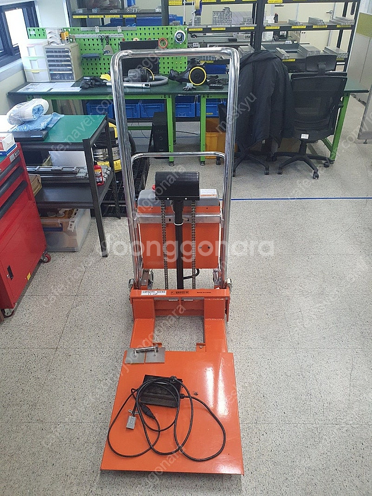 상하 전동 미니 스태커 400kg--4
