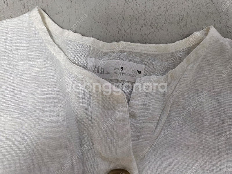 자라 블라우스 110사이즈 2장 쌍둥이룩--1