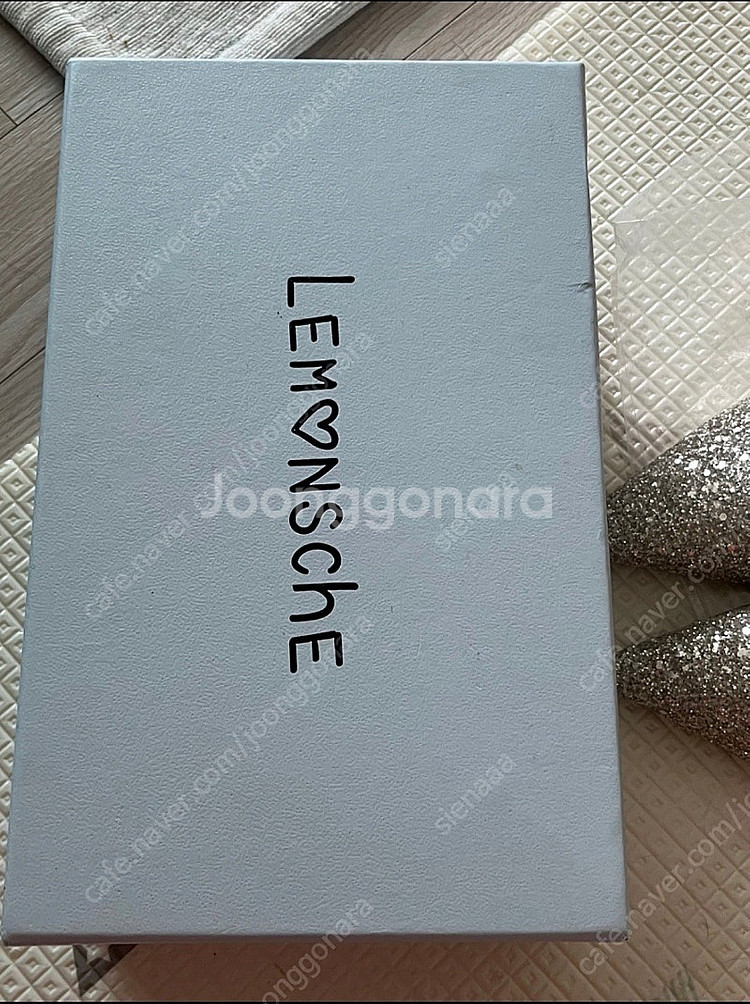 르몽쉐 웨딩슈즈 바닐라 글리터 37 (5cm)--3