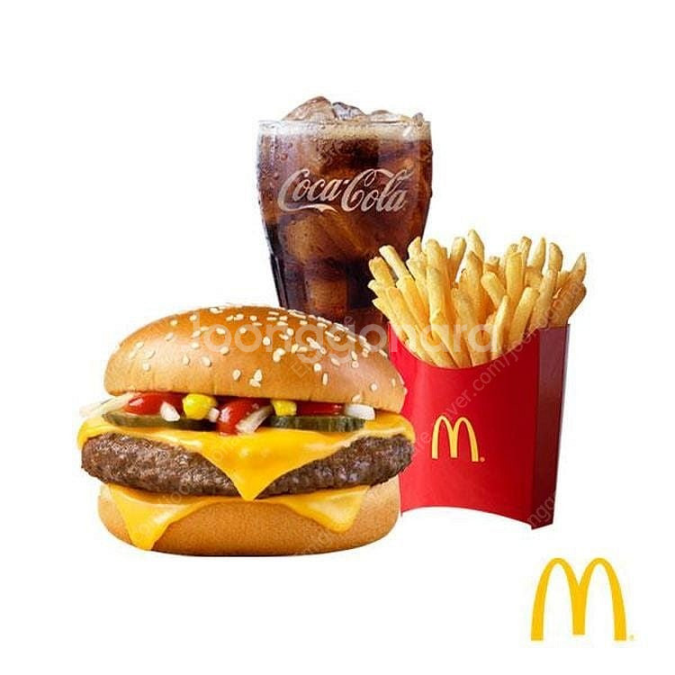 맥도날드 쿼터파운더치즈 세트 기프티콘 금액권 쿠폰--0