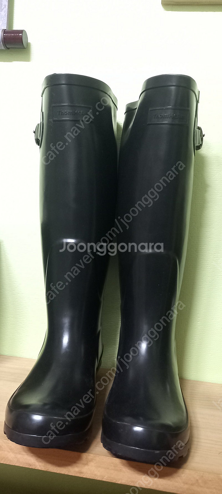 헌터 롱 레인부츠 블랙 225--2