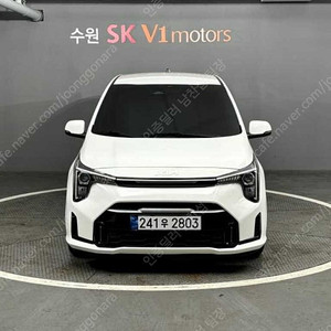 모닝 중고 모닝 더 뉴 모닝 흰색 2024년식 25,513km 1.0 가솔린 시그니처 중고차구매