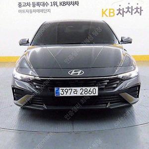 아반떼 중고차 아반떼 더 뉴 아반떼 CN7 중고 회색 2024년식 20,990km 1.6 가솔린 모던 N Line 중고차카페