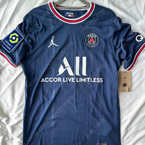 21/22 PSG 조던 홈 메시 입단 유니폼 팝니다