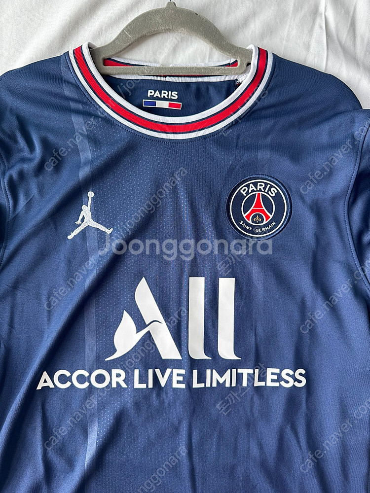 21/22 PSG 조던 홈 메시 입단 유니폼 팝니다--1