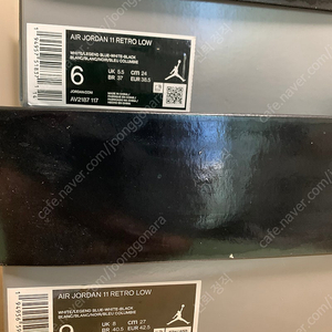 조던11 레전드블루로우 270 240두켤레