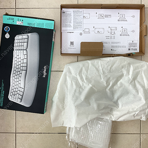 로지텍 코리아 웨이브 키스 WAVE KEYS 키보드 흰색 화이트