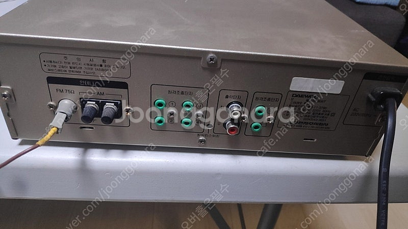 저렴한 미니사이즈 튜너(대우 AMI-806T)--3