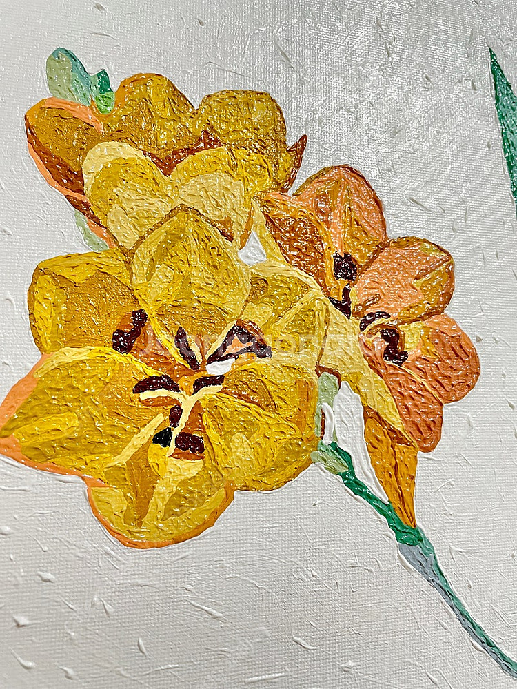 식물화 / 택포 / 명화그리기 / 셀프 인테리어 / 페인팅 / 그림 / 꽃--3