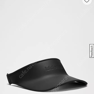 룰루레몬 선바이저 [새상품] Removable Sweatband Formed Visor 블랙