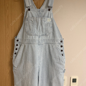윤혜진 hae146 오버롤 The vintage denim overall 스트라이프 멜빵바지