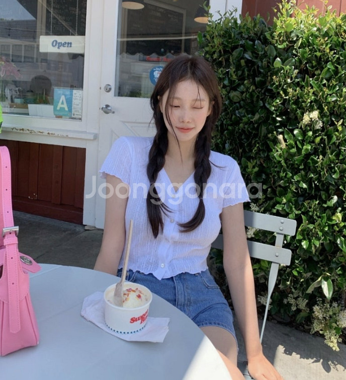 Leeds 리즈 ayla frill cardigan (...--0
