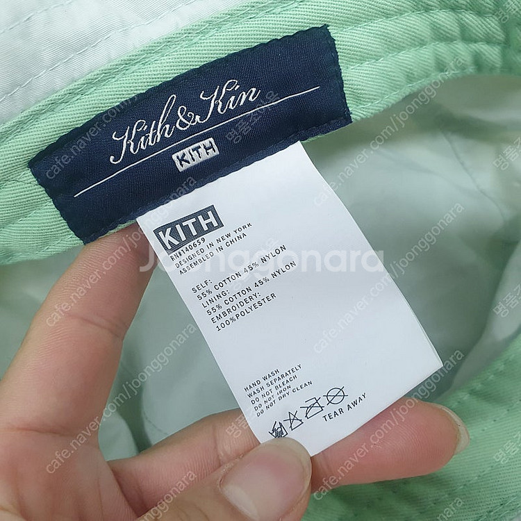 KITH 키스 버킷햇 나일론 코튼 벙거지 모자 상태좋음--5