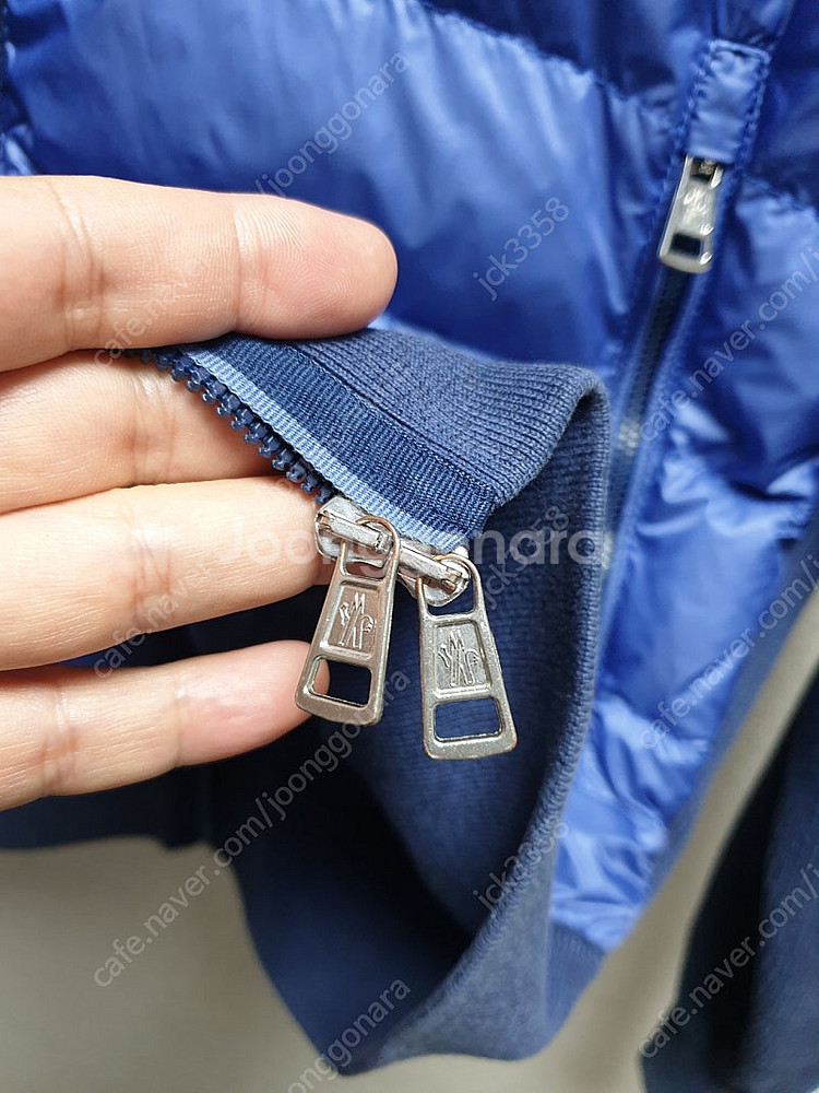 [M/95/정품] 몽클레어 트리콧 니트패딩--5