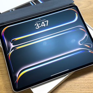 M4 아이패드프로13 WiFi 1TB 나노텍스쳐 Silver + 스마트폴리오