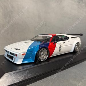1:18 미니챔프 BMW M1 레이스카 다이캐스트 모형자동차