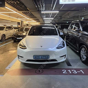 테슬라 모델 Y 중고 테슬라 중고 흰색 2021년식 30,762km 롱 레인지 수원중고차