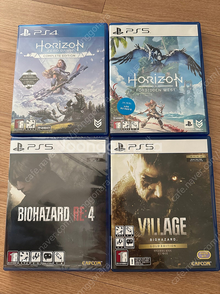 ps5 바이오하자드 re4 미개봉/빌리지 골드에디션 팝...--0