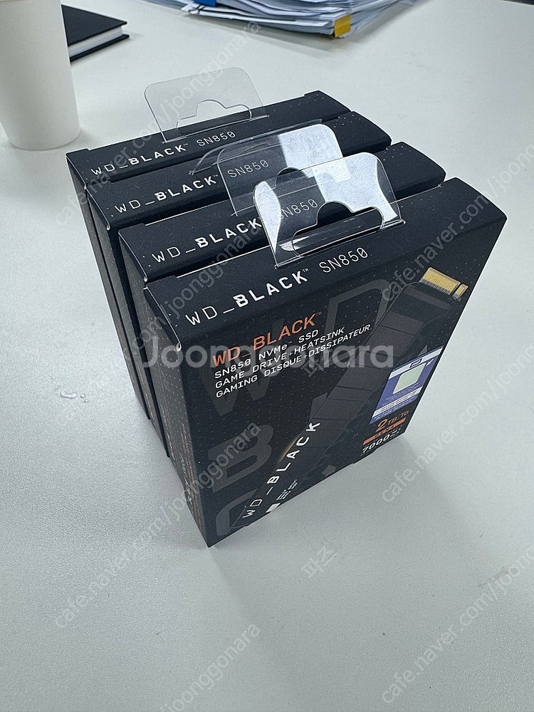 WD M.2 NVMe SN850 2TB 히트싱크 미개봉...--0