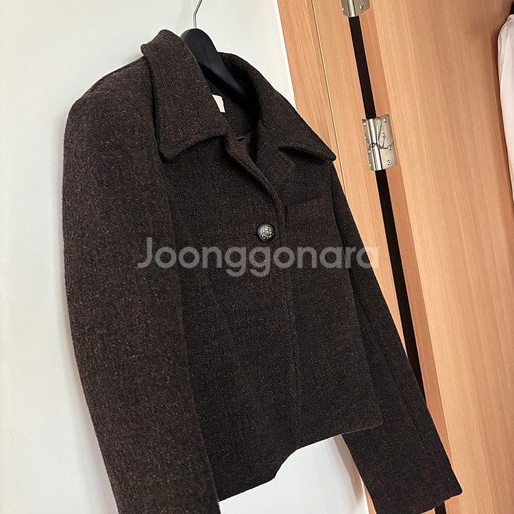 한나19 페미닌 울자켓 숏코트 결혼식 하객룩 출근룩 올드머니룩 타임마인 고퀄--3