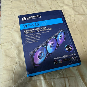 Upsiren 120mm 무선 쿨링팬 x3 화이트
