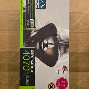 [미개봉 새상품] 갤럭시 지포스 RTX 4070 Ti SUPER EX GAMER WHITE OC 화이트