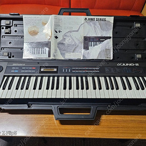 Roland JUNO-2 신디사이저 키보드 순정 하드케이스 포함