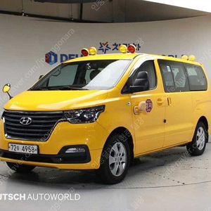 어린이보호차량 더 뉴 그랜드 스타렉스 중고차 노란색 2019년식 87,790km 어린이보호차 15인승 4WD 중고차 구매