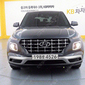 베뉴 중고 베뉴 회색 2021년식 1.6 스마트 중고자동차