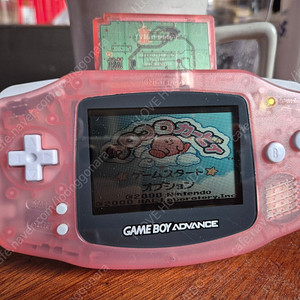 닌텐도 Nintendo 게임보이 어드밴스 핑크색상 AGB-001제품 팝니다.