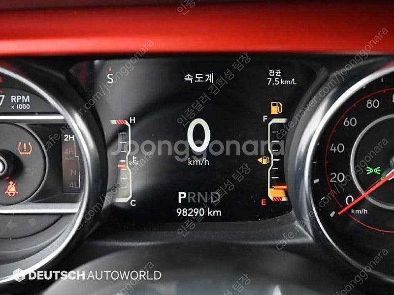 지프 랭글러 중고 랭글러 루비콘 중고 흰색 2019년식...--9