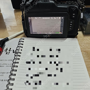 BMCC6K 풀프레임 카메라 최신펌업완료 케이지 포함