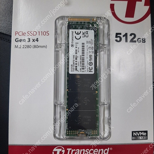 Transcend MTE100S NVMe 2280 [512GB TLC] 6개 판매합니다.