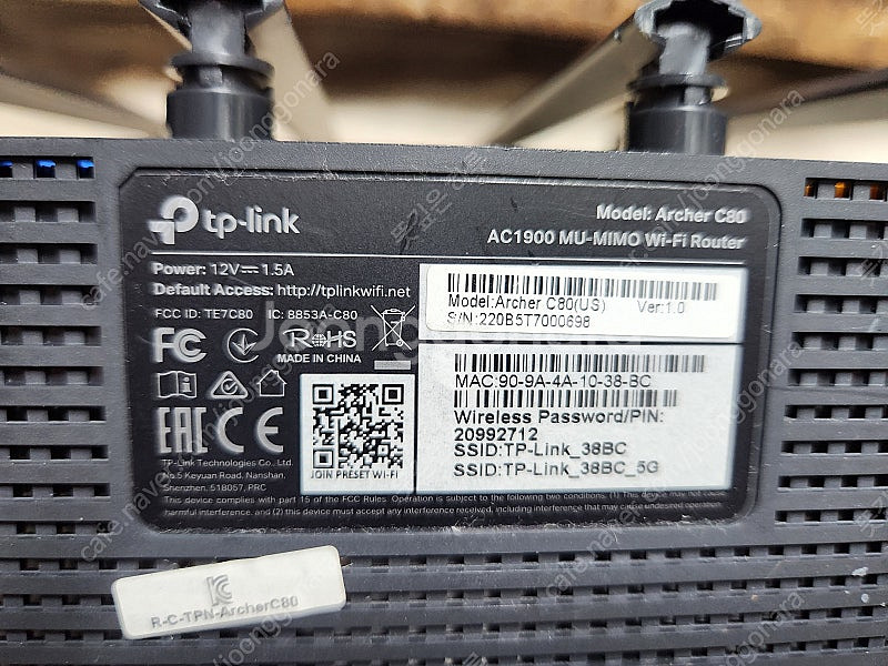 유무선 공유기 TP-LINK Archer C80 AC1...--3